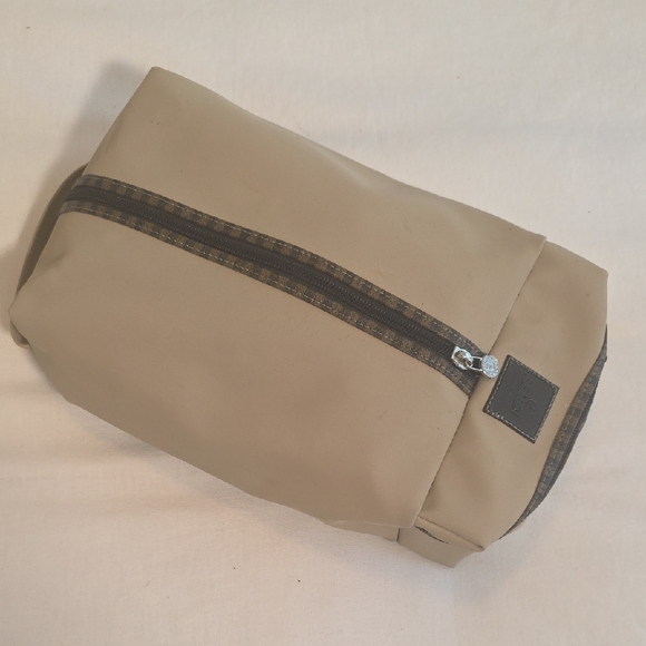 Fendi Toiletry Makeup Travel Bag Cream